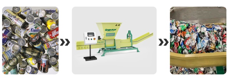 Compactación de Latas de Aluminio