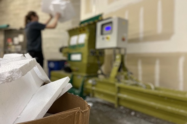 máquina para reciclar icopor