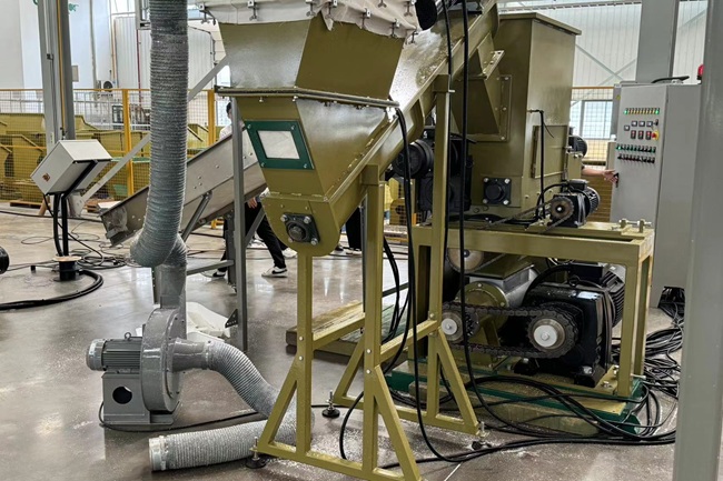 reciclaje de residuos y polvo de icopor