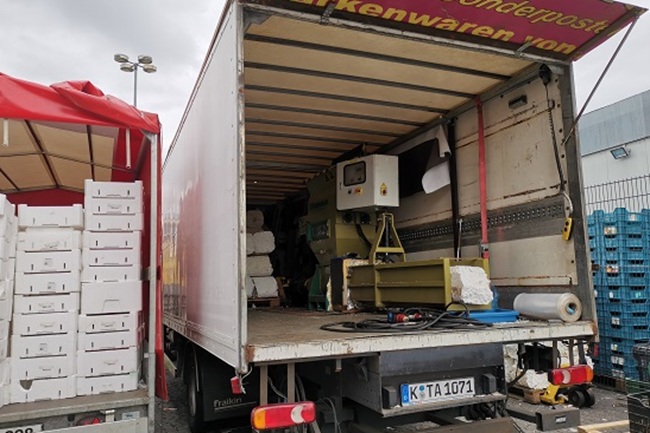 Compactadora de Poliestireno Móvil hace que Reciclaje de Plumavit Sea Rentable y Sencillo