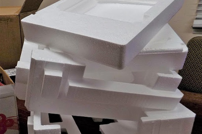 Residuos de embalajes de EPS