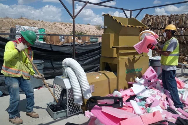 maquinaria para procesar polietileno