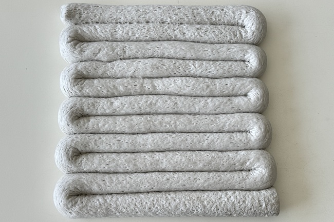 Bloque compactado de icopor ya formado