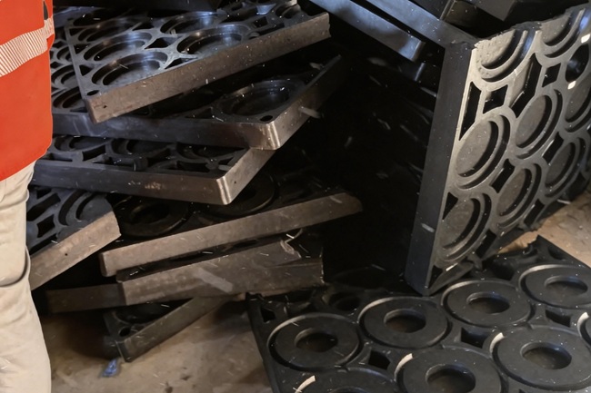 bandeja amortiguadora de EPP