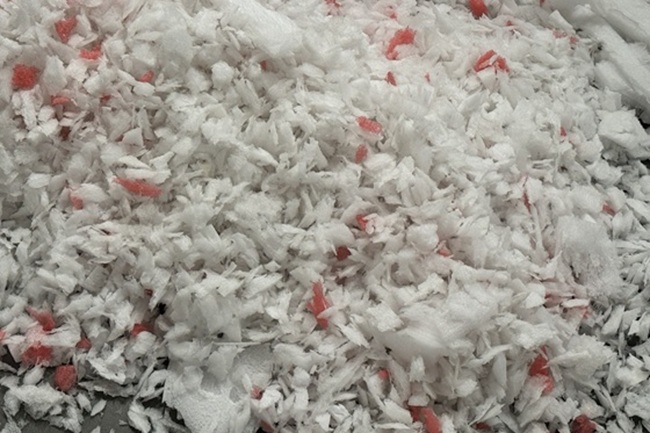 foam de PE triturado