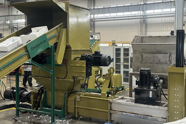 compactadora de poliestireno