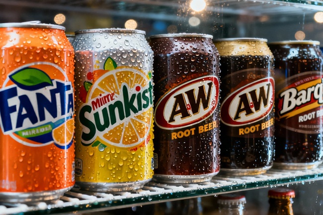 Refrescos en latas de aluminio vencidos