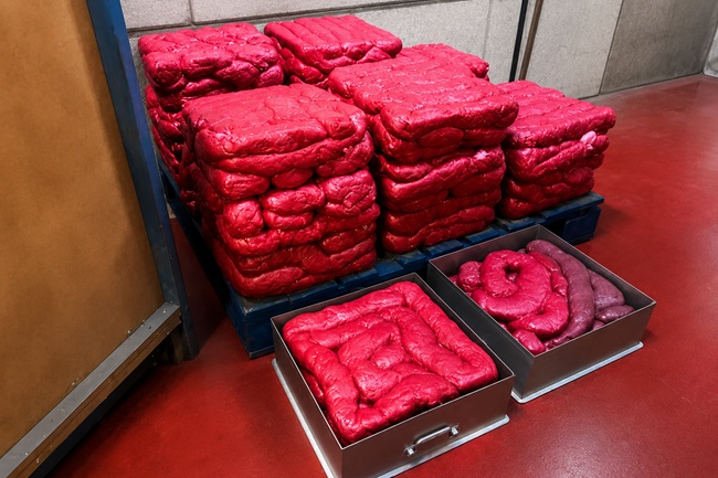 bloques compactados de PE foam