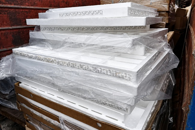embalaje de unicel foam para servidores